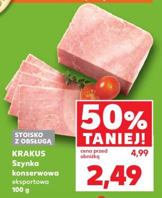 KRAKUS Szynka konserwowa eksportowa 100 g