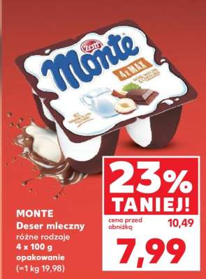 MONTE Deser mleczny