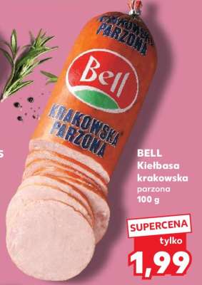 BELL Kiełbasa krakowska parzona 100 g