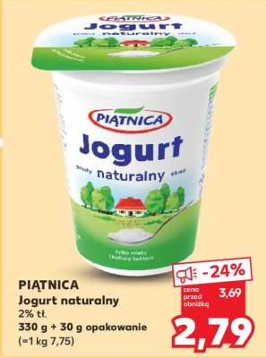 PIĄTNICA Jogurt naturalny