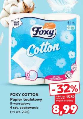 FOXY COTTON Papier toaletowy