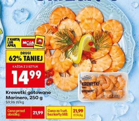 Krewetki gotowane Marinero 250 g