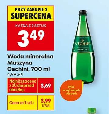 Woda mineralna Muszyna Cechini, 700 ml