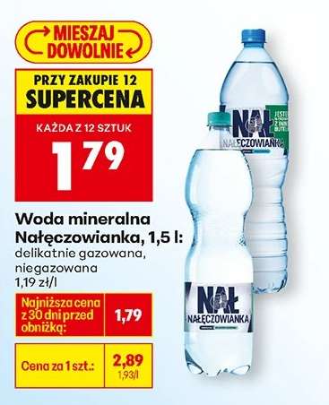 Woda mineralna Nałęczowianka, 1,5 l