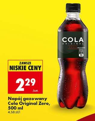 Napój gazowany Cola Original Zero, 500 ml