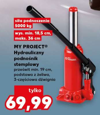 MY PROJECT® Hydrauliczny podnośnik stemplowy