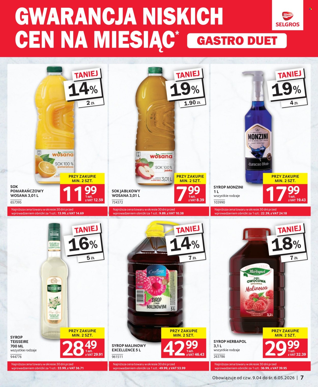 Gazetka Selgros - 9.04.2026 - 6.05.2026. Strona 7