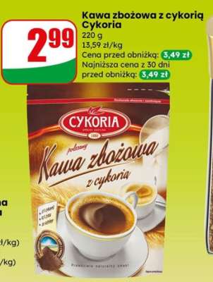 Kawa zbożowa z cykorią Cykoria