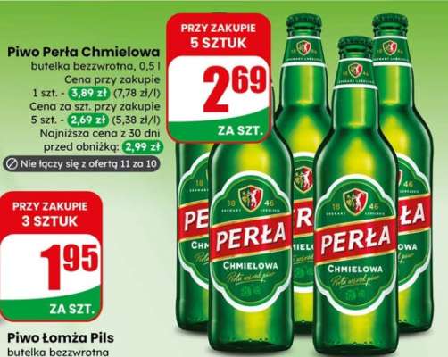 Piwo PERŁA CHMIELOWA