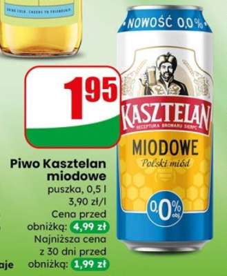 Piwo Kasztelan Miodowe