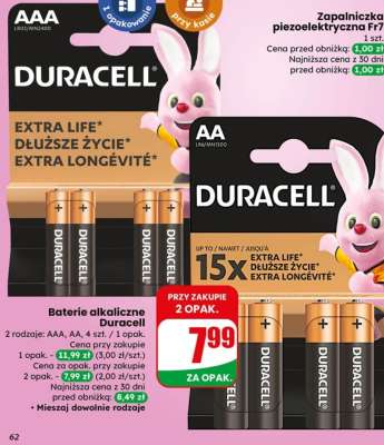 Baterie alkaliczne Duracell