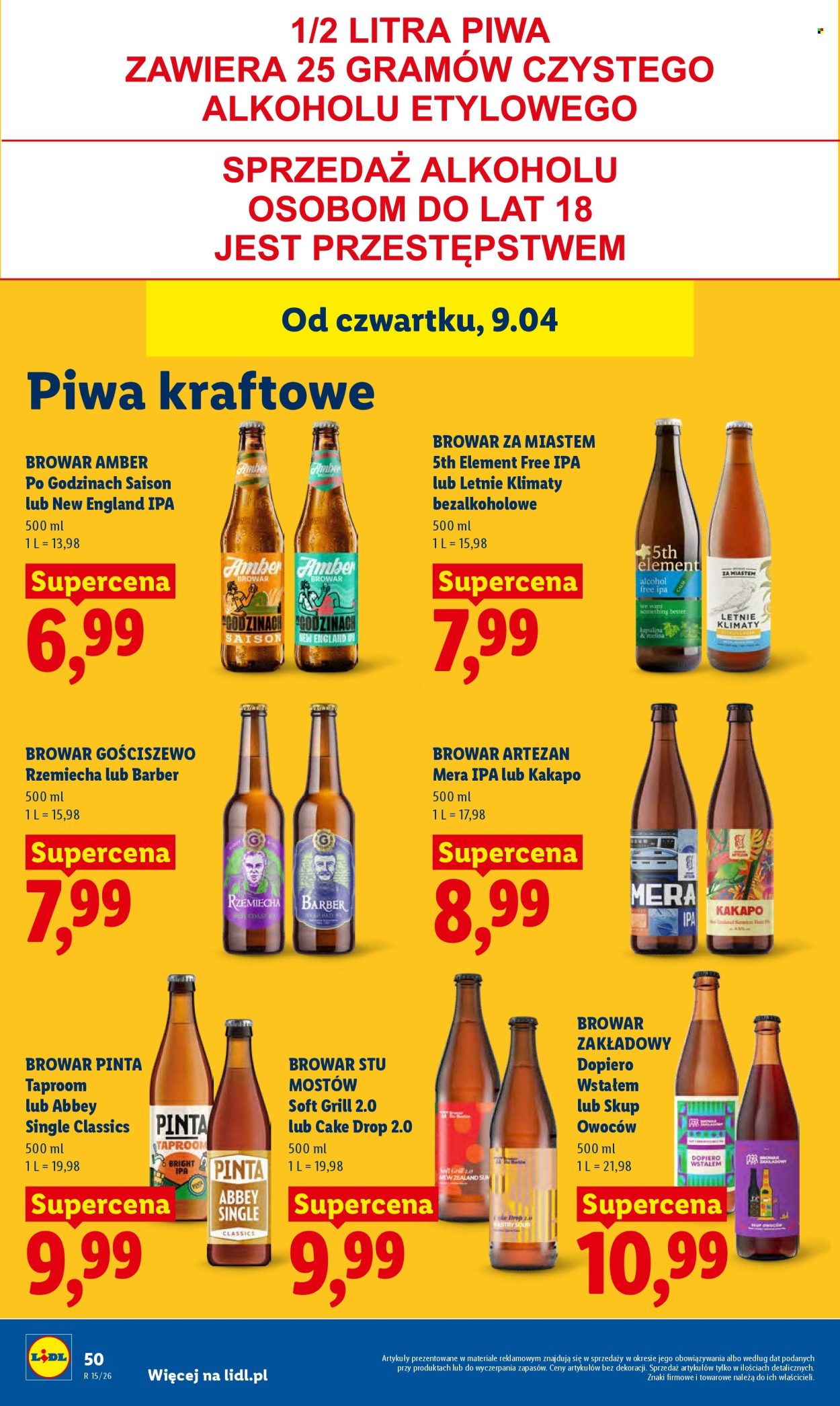 Gazetka Lidl - 9.04.2026 - 11.04.2026. Strona 50