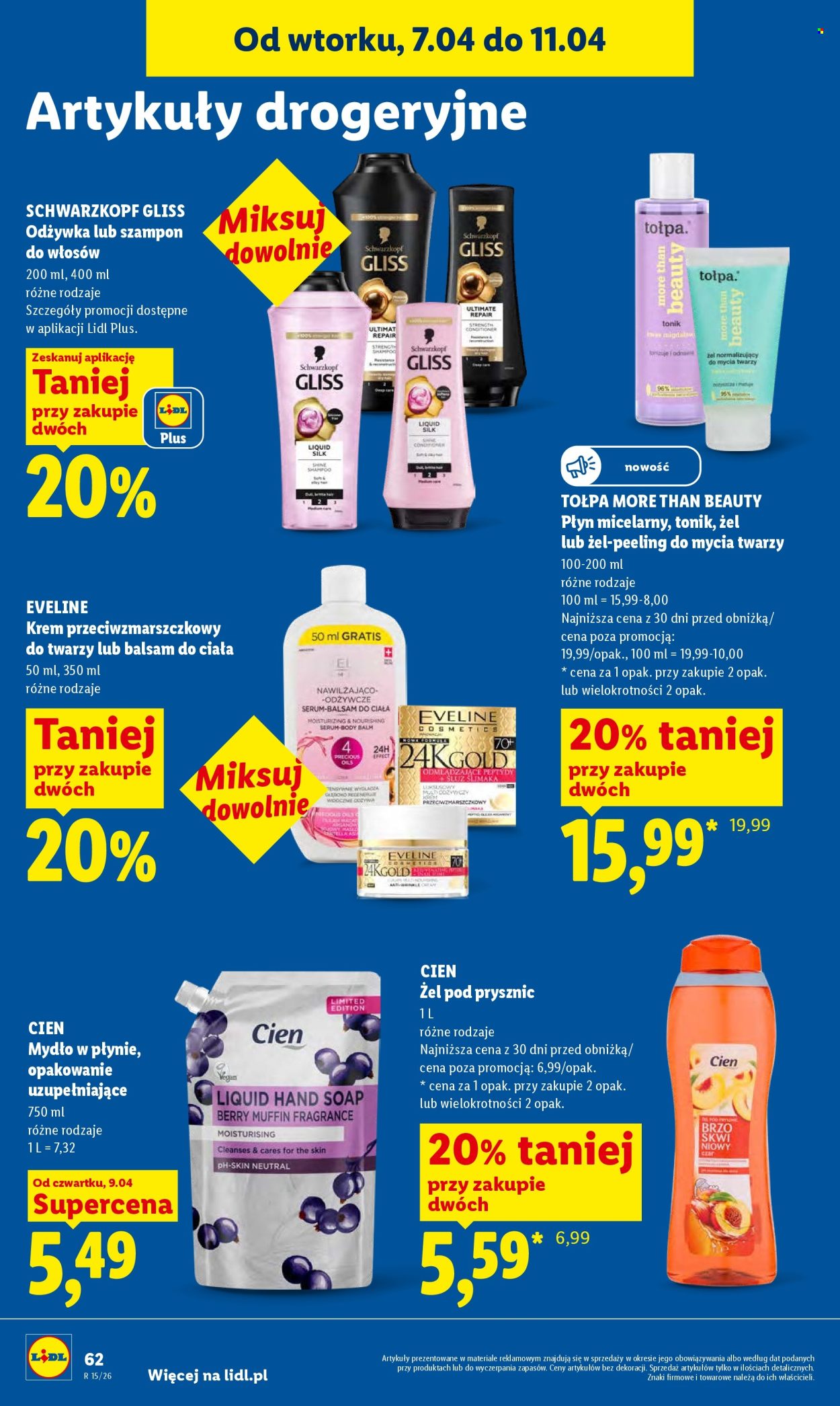 Gazetka Lidl - 9.04.2026 - 11.04.2026. Strona 62