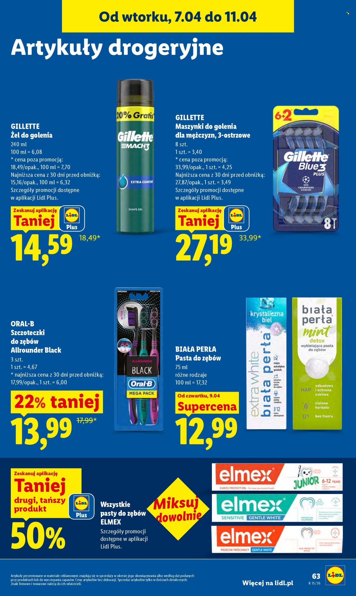 Gazetka Lidl - 9.04.2026 - 11.04.2026. Strona 63