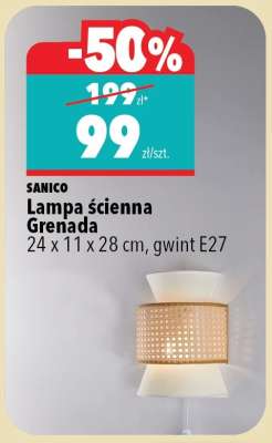 Lampa ścienna Grenada