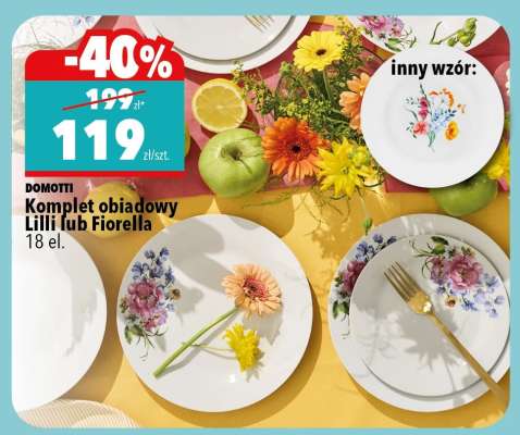 Komplet obiadowy Lilli lub Fiorella