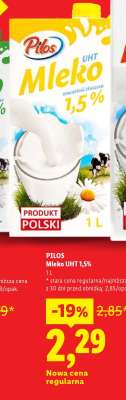 PILOS Mleko UHT 1,5%