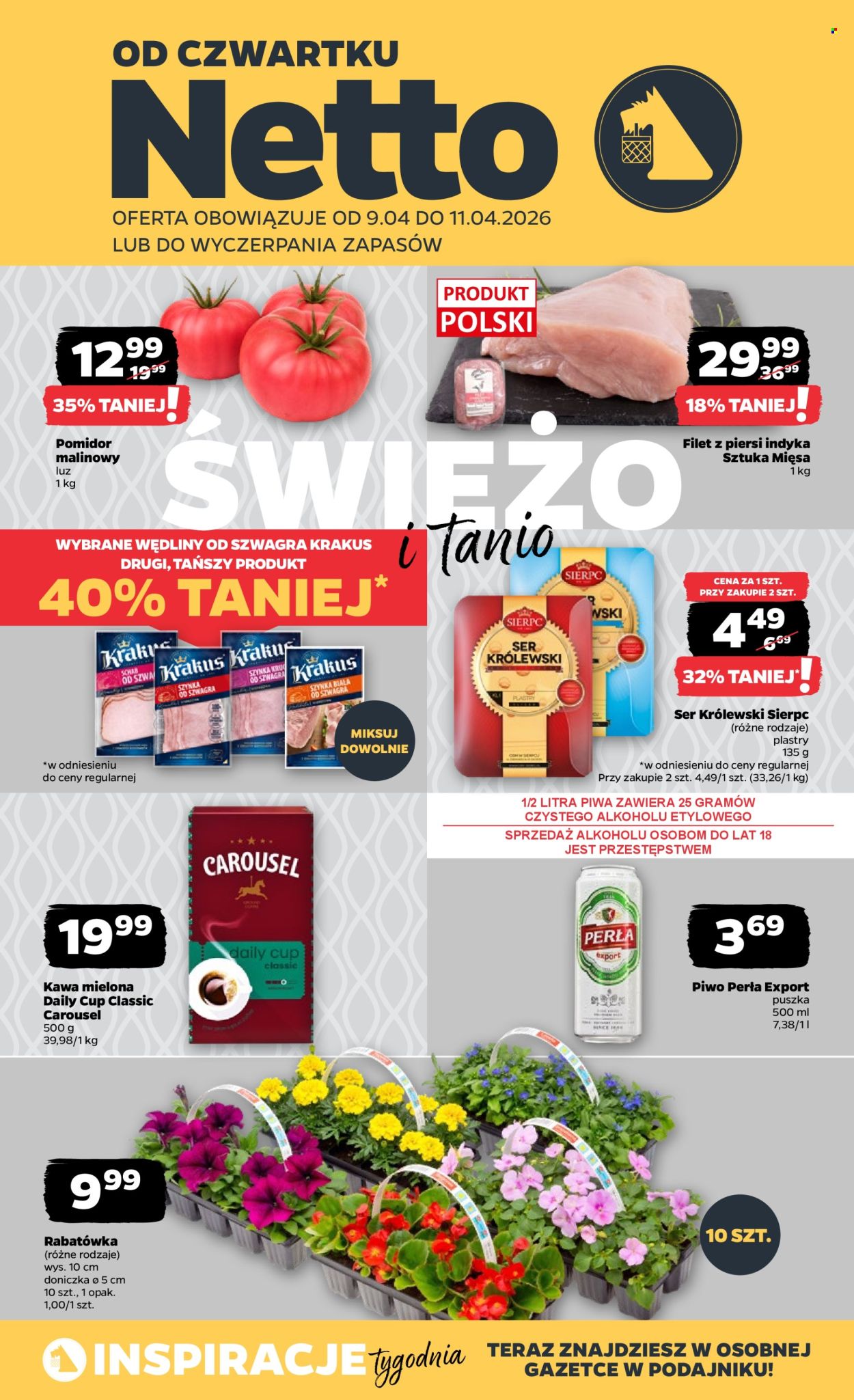 Gazetka Netto - 9.04.2026 - 11.04.2026. Strona 1