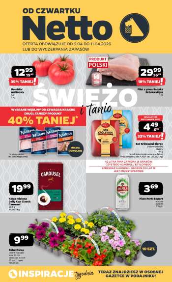 Gazetka Netto - 9.04.2026 - 11.04.2026.