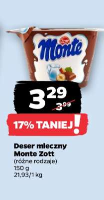 Deser mleczny Monte Zott