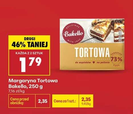 Margaryna Tortowa/Bakello, 250 g