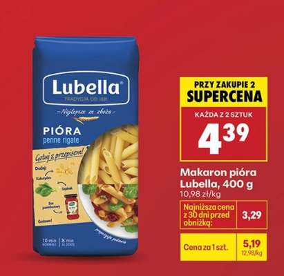 Makaron pióra Lubella, 400 g
