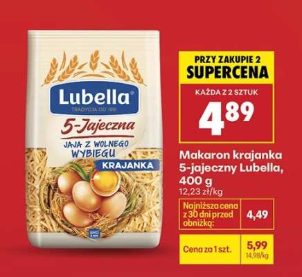 Makaron krajanka 5-jajeczny Lubella, 400 g