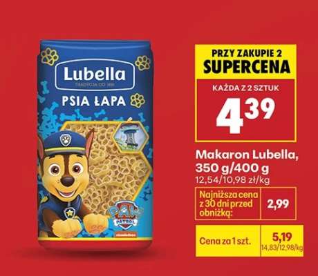 Makaron Lubella, 350 g/400 g