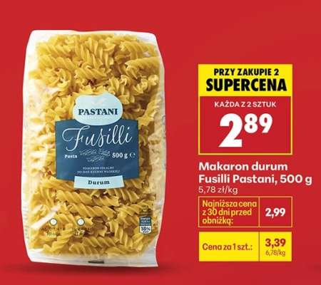 Makaron durum Fusilli Pastani, 500 g