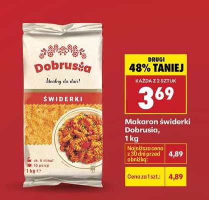 Makaron świderki Dobrusia 1 kg