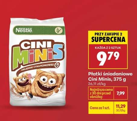 Płatki śniadaniowe Cini Minis, 375 g
