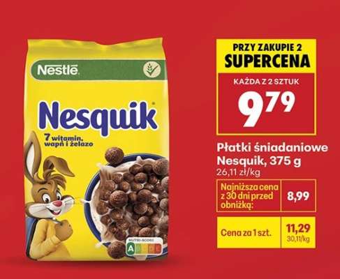 Płatki śniadaniowe Nesquik, 375 g