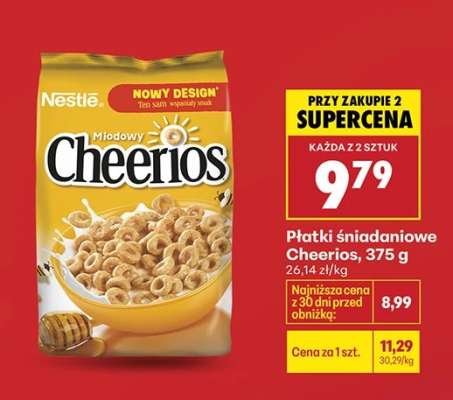 Płatki śniadaniowe Cheerios, 375 g