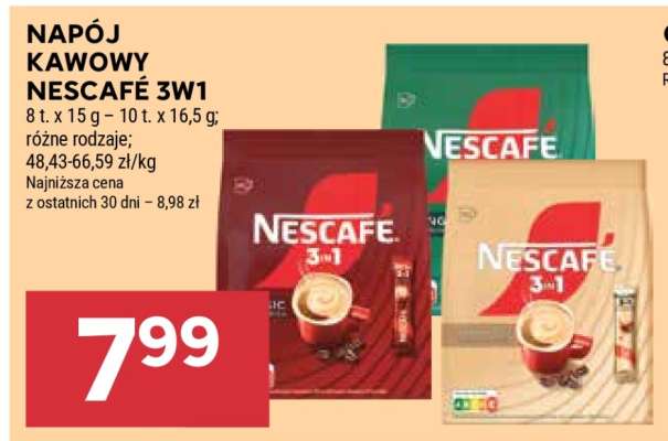 Napój kawowy Nescafé 3w1