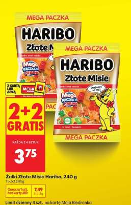 Żelki Złote Misie Haribo 240 g
