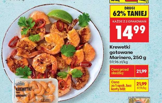 Krewetki gotowane Marinero 250 g