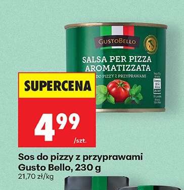 Sos do pizzy z przyprawami Gusto Bello, 230 g
