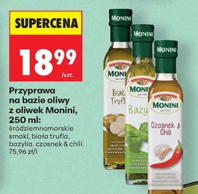Przyprawa na bazie oliwy z oliwek Monini 250 ml