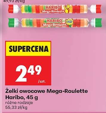 Żelki owocowe Mega-Roulette Haribo, 45 g