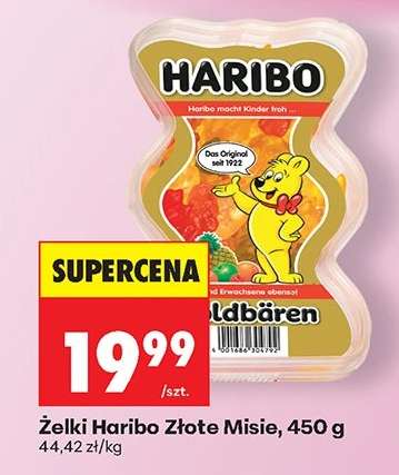 Żelki Haribo Złote Misie, 450 g