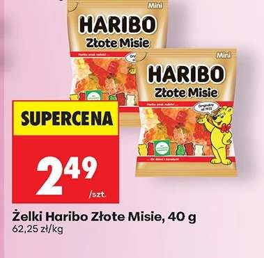 Żelki Haribo Złote Misie, 40 g