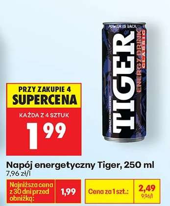 Napój energetyczny Tiger 250 ml