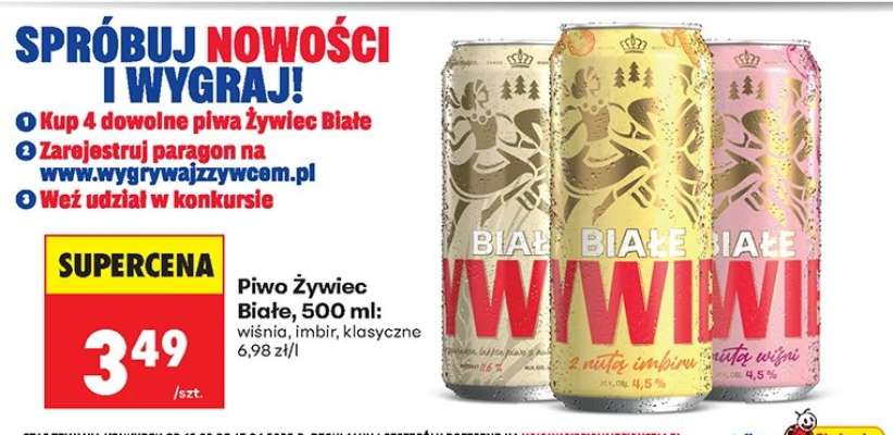 Piwo Żywiec białe 500 ml