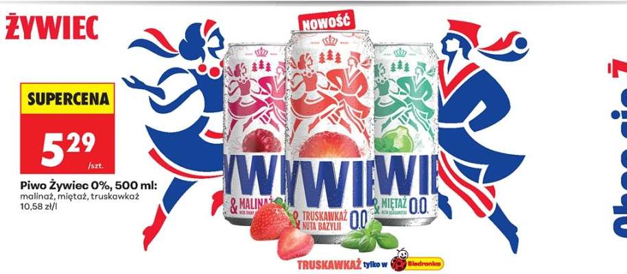 Piwo Żywiec 0%, 500 ml