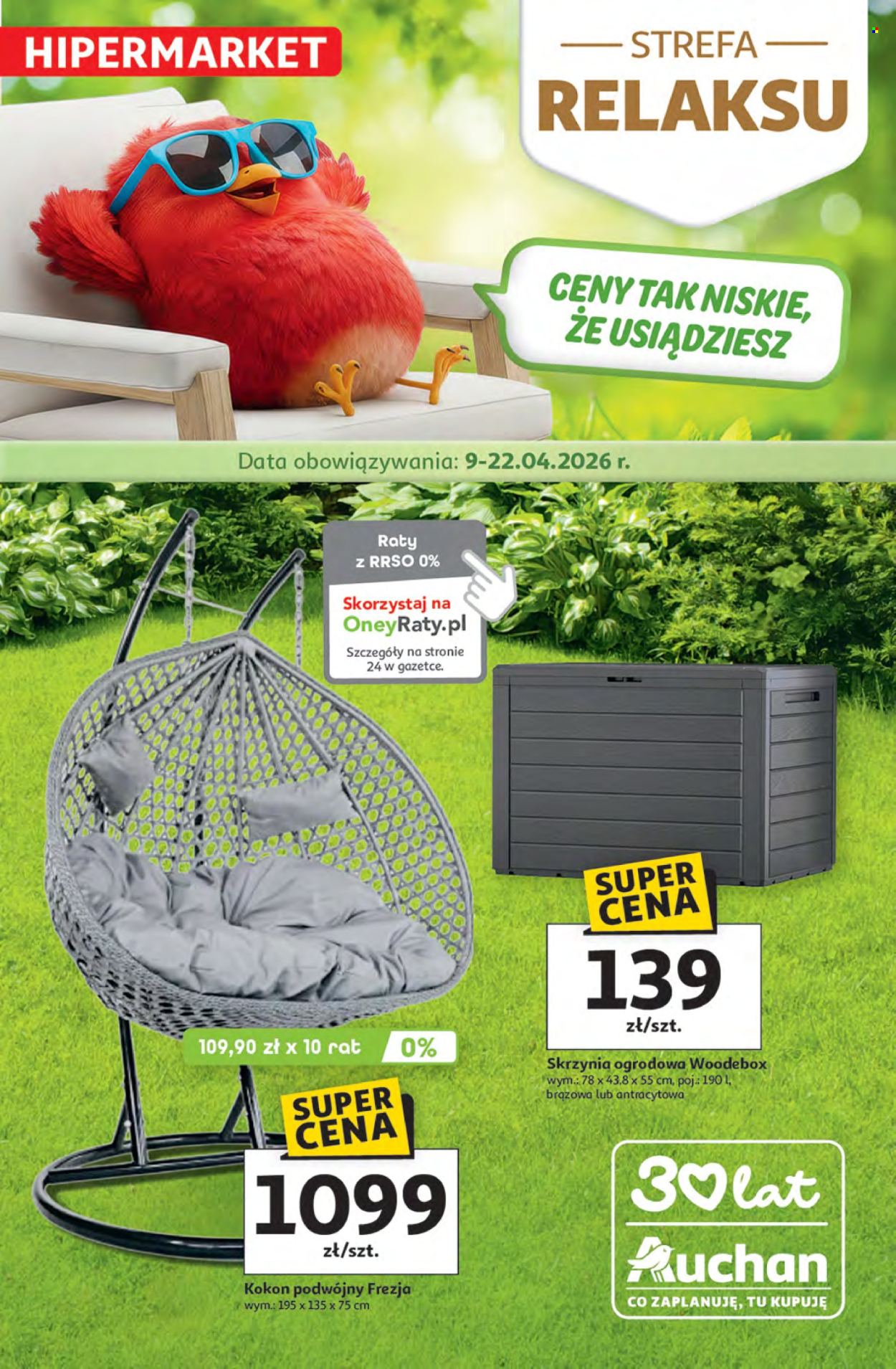 Gazetka Auchan - 9.04.2026 - 22.04.2026. Strona 1