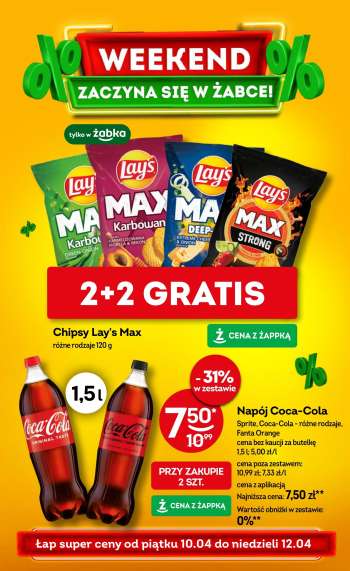Gazetka Żabka - 10.04.2026 - 12.04.2026.