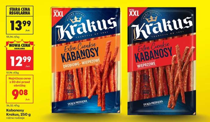 Kabanosy Krakus, 250 g