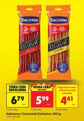 Kabanosy Tarczyński Exclusive, 105 g: chilli, serowy