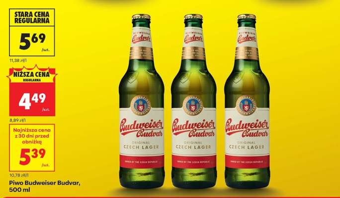 Piwo Budweiser Budvar 500 ml