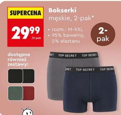Bokserki męskie , 2 pak